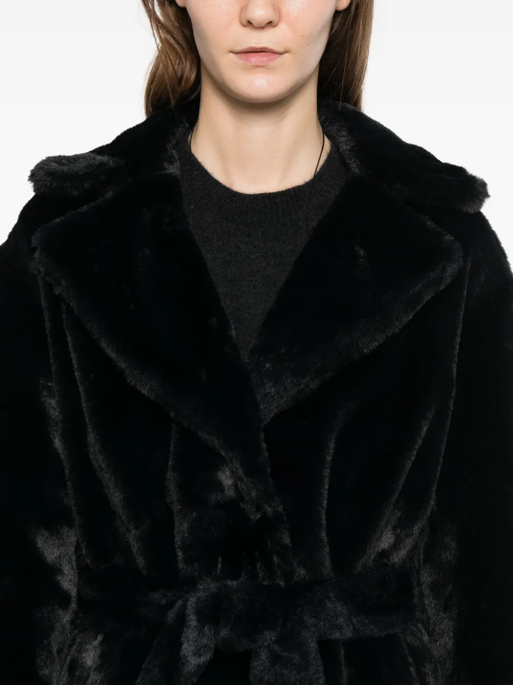 Herno Jas met ceintuur Zwart