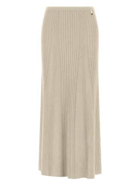 Herno ribbed-knit skirt