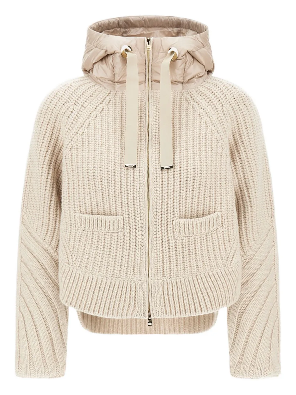 Herno Cardigan con cappuccio - Toni neutri