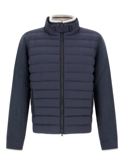 Herno quilted layered jacket