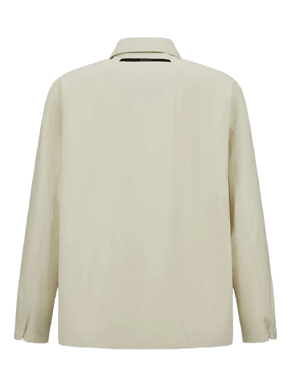 Herno Katoenen shirtjack met dubbele zak Beige