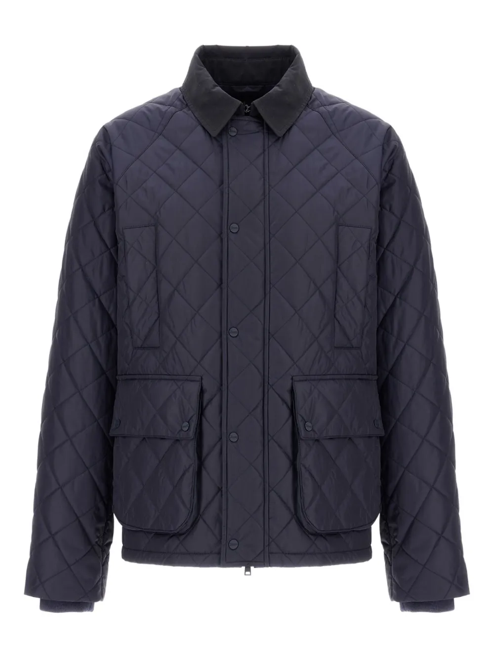 Herno quilted diamond-pattern jacket | Blue | Image 1