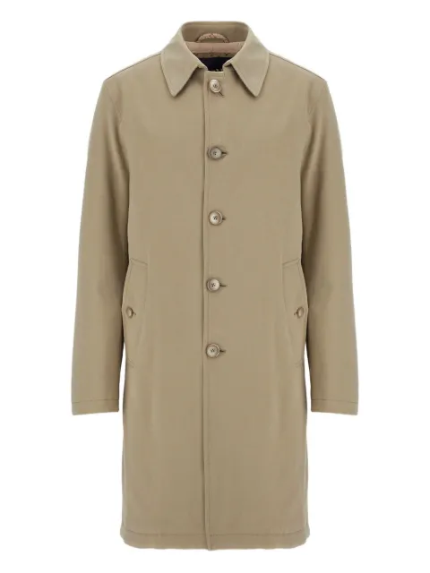 Herno button-fastening coat