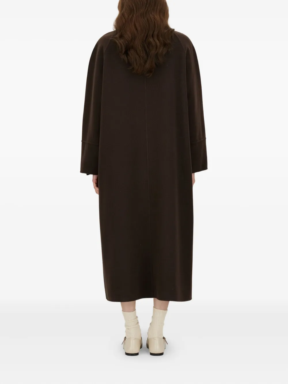 Herno Jas met dubbele rij knopen en opgestikte zak Bruin