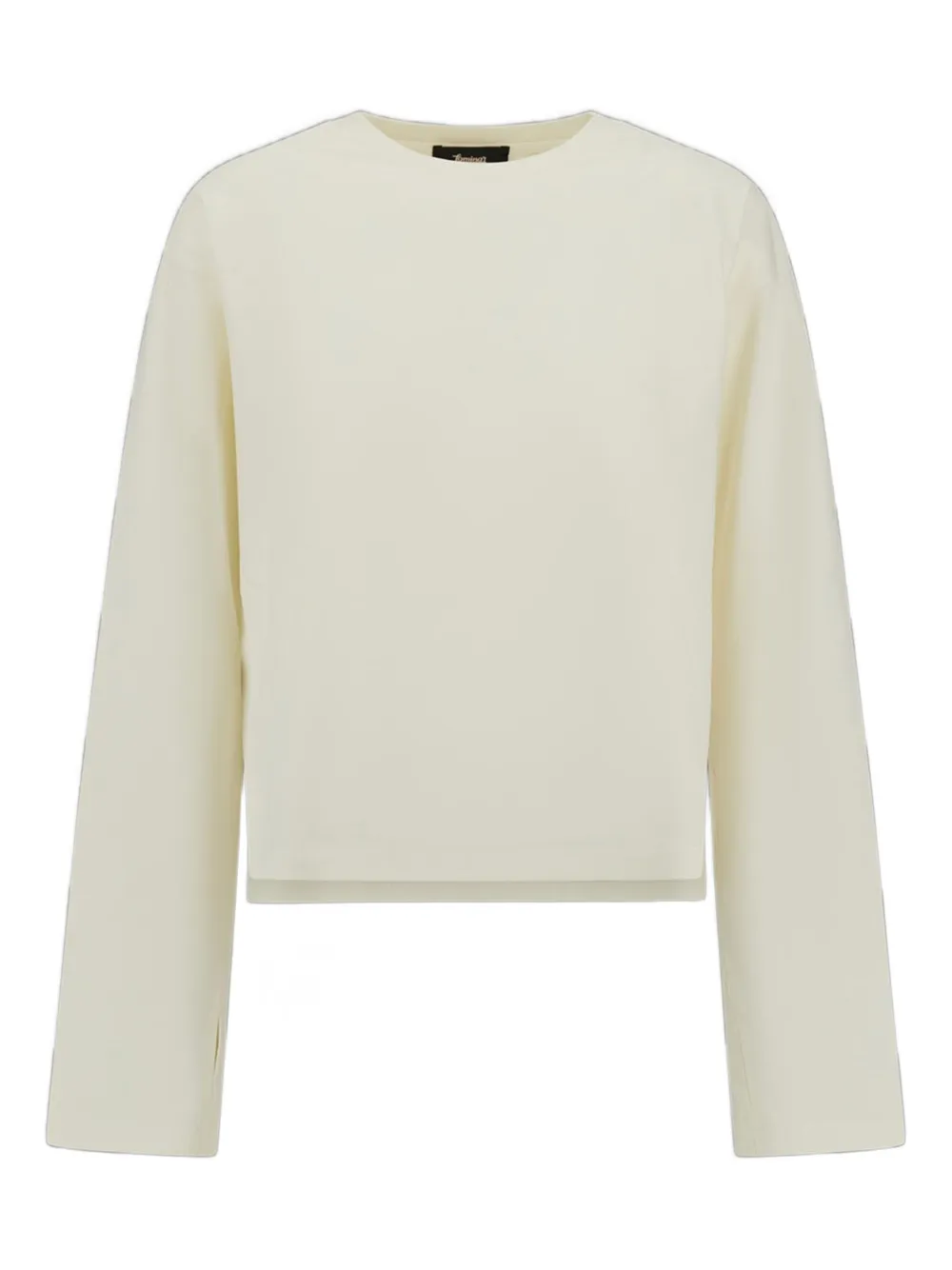 Herno Long-sleeve Crew-neck T-shirt In Neutral