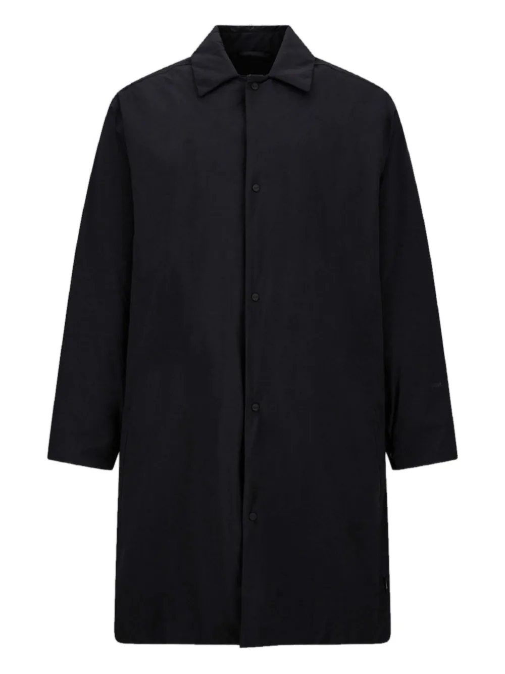 Herno Single-breasted Coat In Black