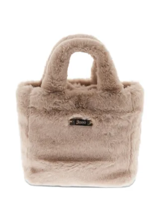 Herno フェイクファー ハンドバッグ | ニュートラル | FARFETCH JP