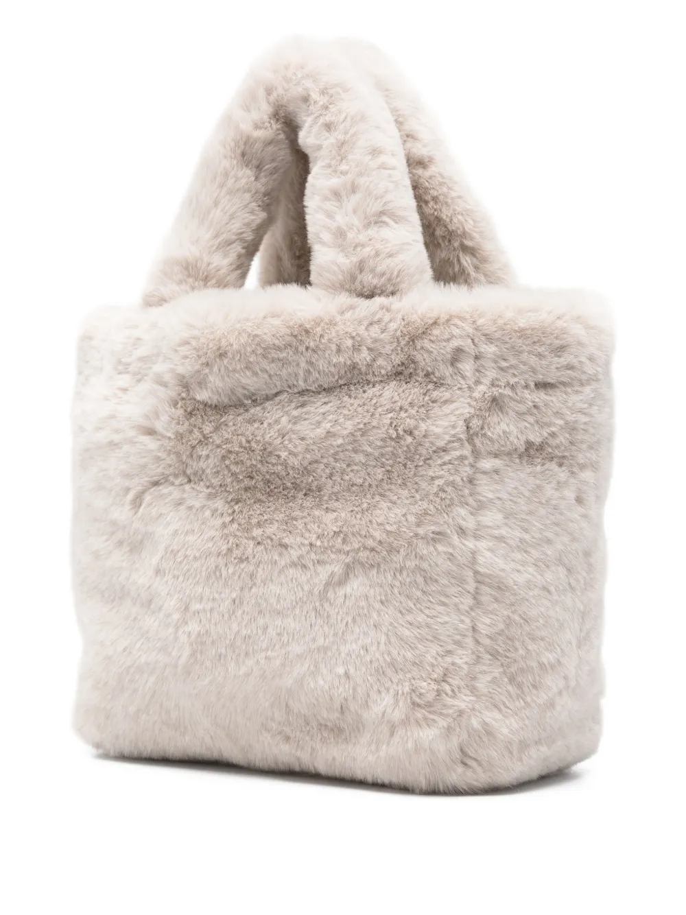 Herno Faux-fur Tote Bag in Neutrals, view 3