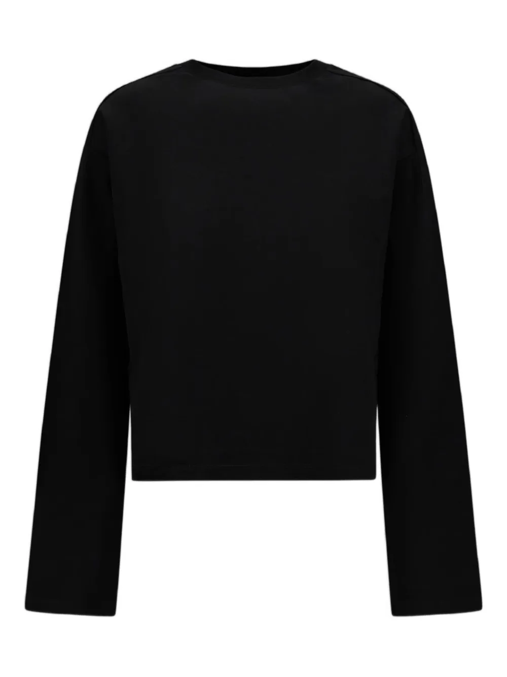 Herno Langarmshirt mit Rundhalsausschnitt - Schwarz