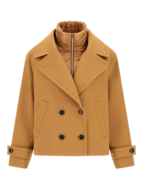 Herno double-breasted cropped jacket