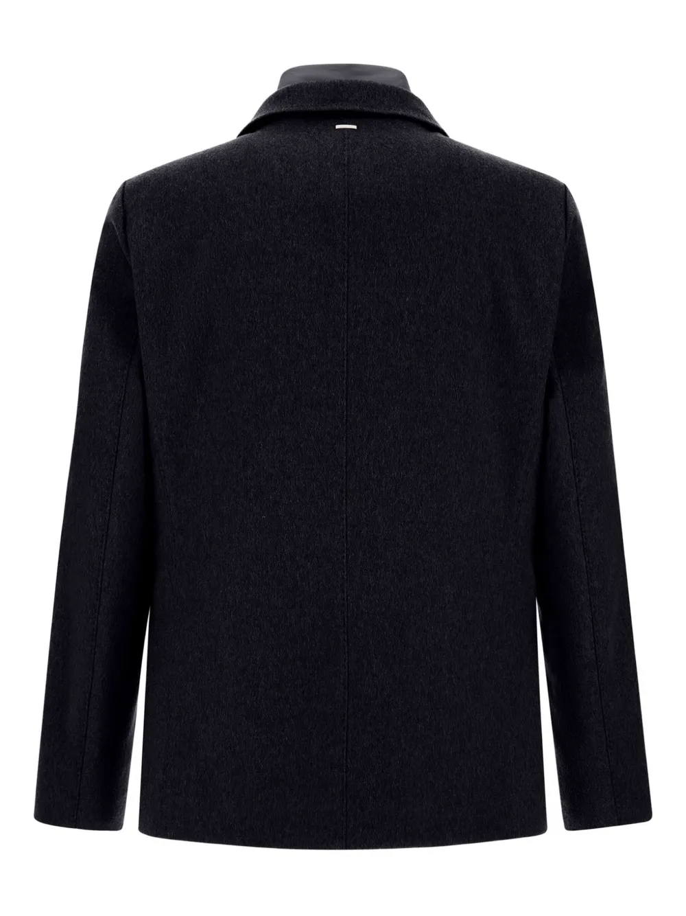 Herno Cashmere Padded Insert-detail Blazer In Blue