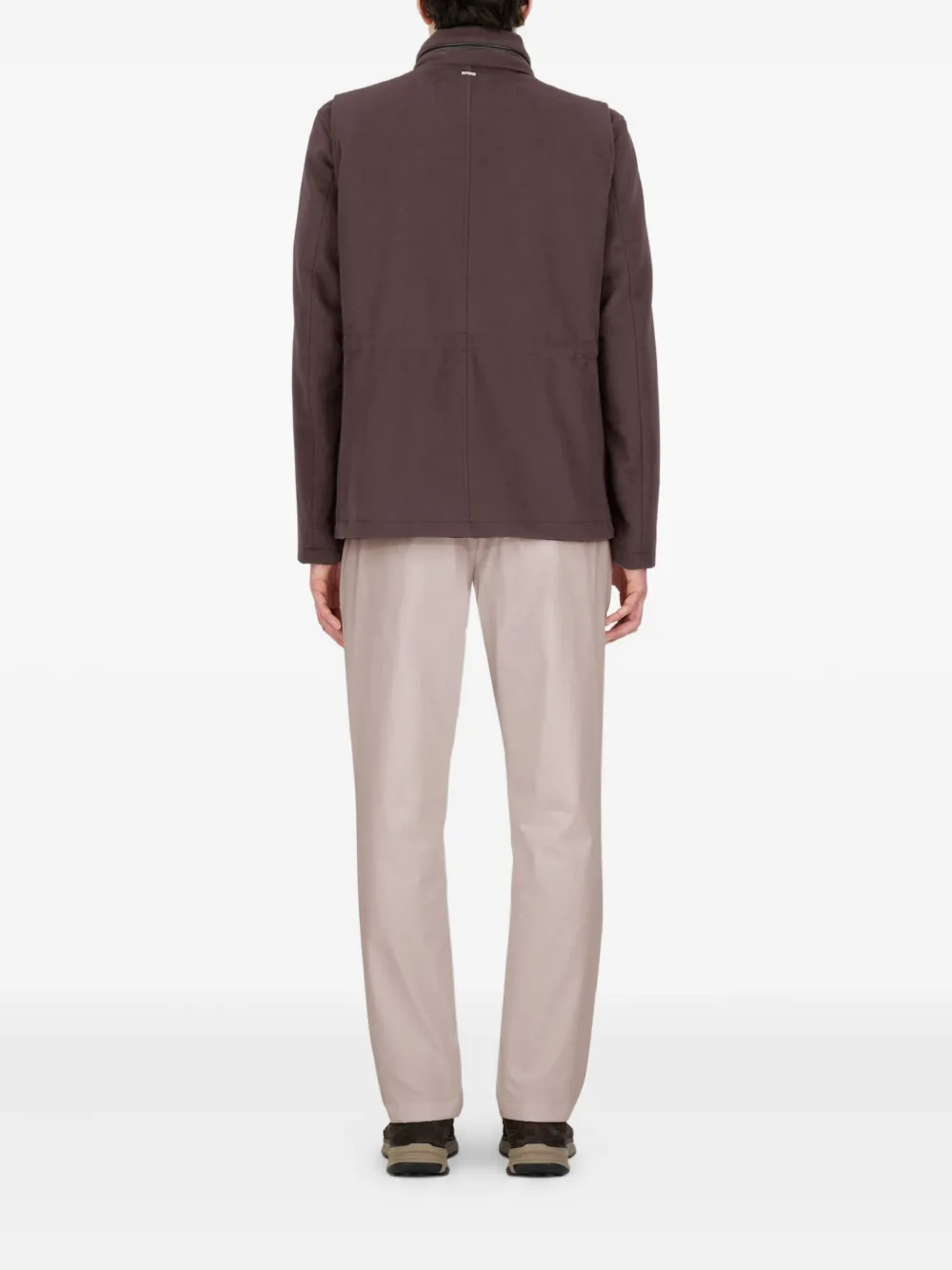 Herno Jack met klepzak Bruin