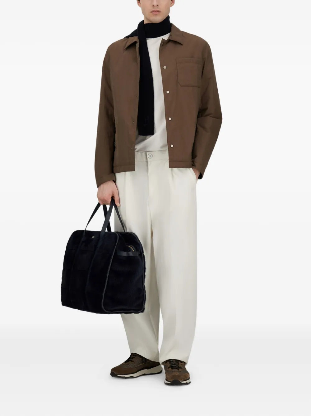 Herno chamarra de mezclilla con botones | Sobrecamisas | Image 2