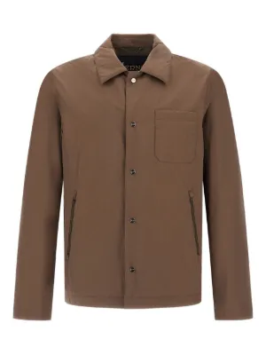 Stone Island patch-pocket Wool Shirt Jacket | Green | FARFETCH JO