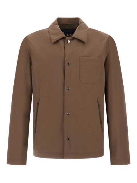 Herno button-fastening jacket