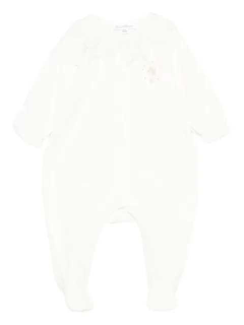 Tartine Et Chocolat barboteuse à col en dentelle