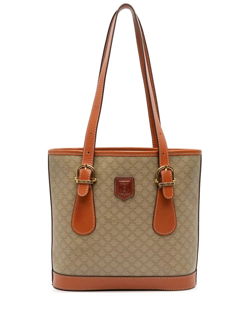 Celine Pre-Owned 1995 Macadam Coated Canvas tote bag | Brown | Image 1