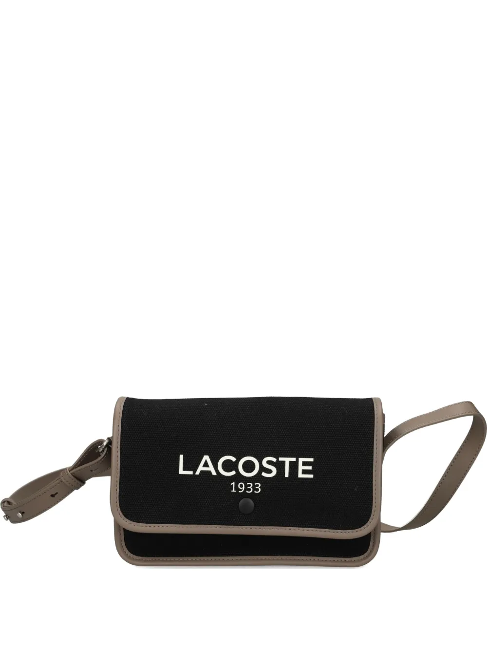 Lacoste ロゴ ショルダーバッグ - ブラック Lacoste ロゴ ショルダーバッグ - ブラック