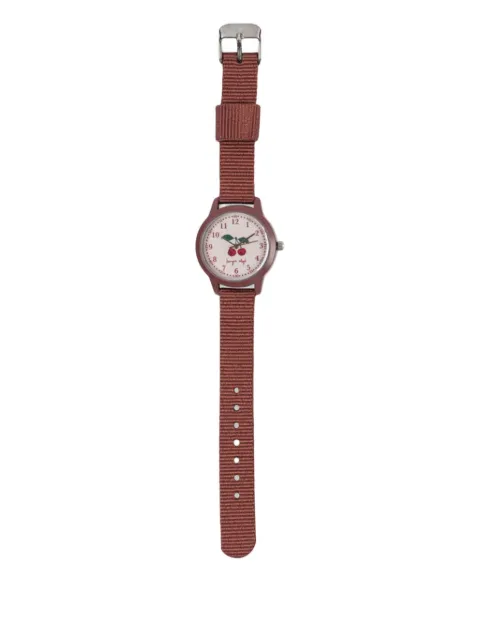 Konges Sløjd cherry analogue watch