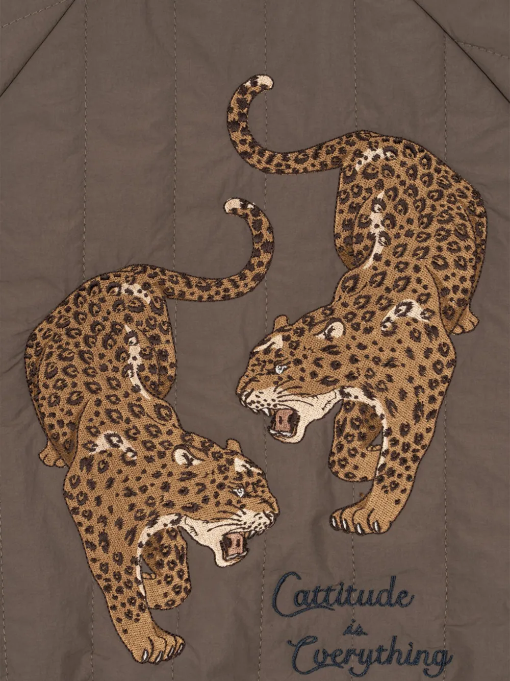 Konges Sløjd Juno Quilted Bomber Jacket In Brown