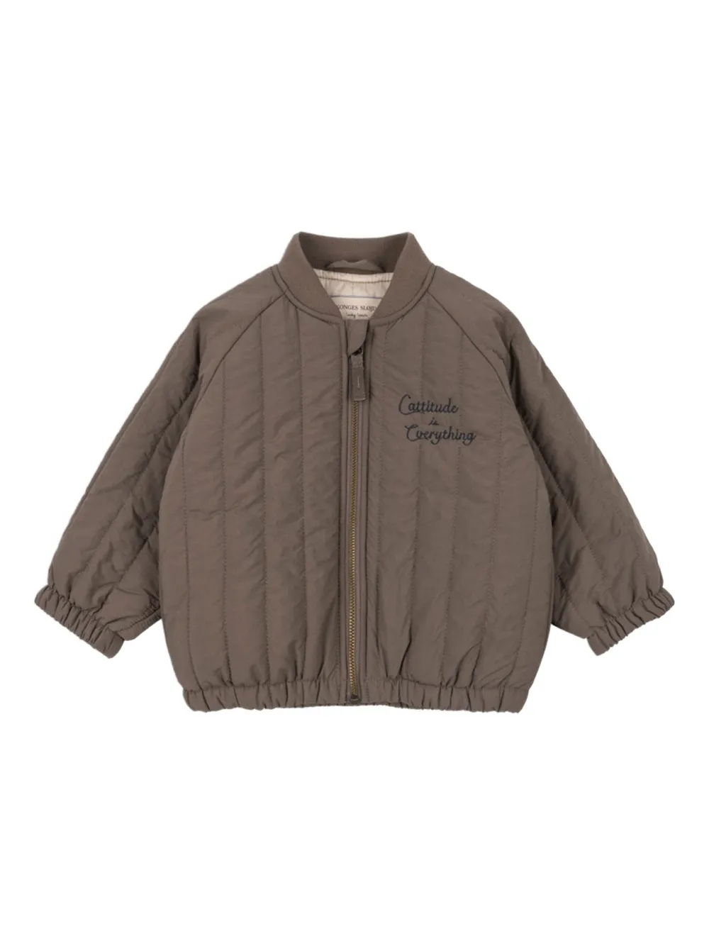 Konges Sløjd Juno quilted bomber jacket | Brown | Image 1
