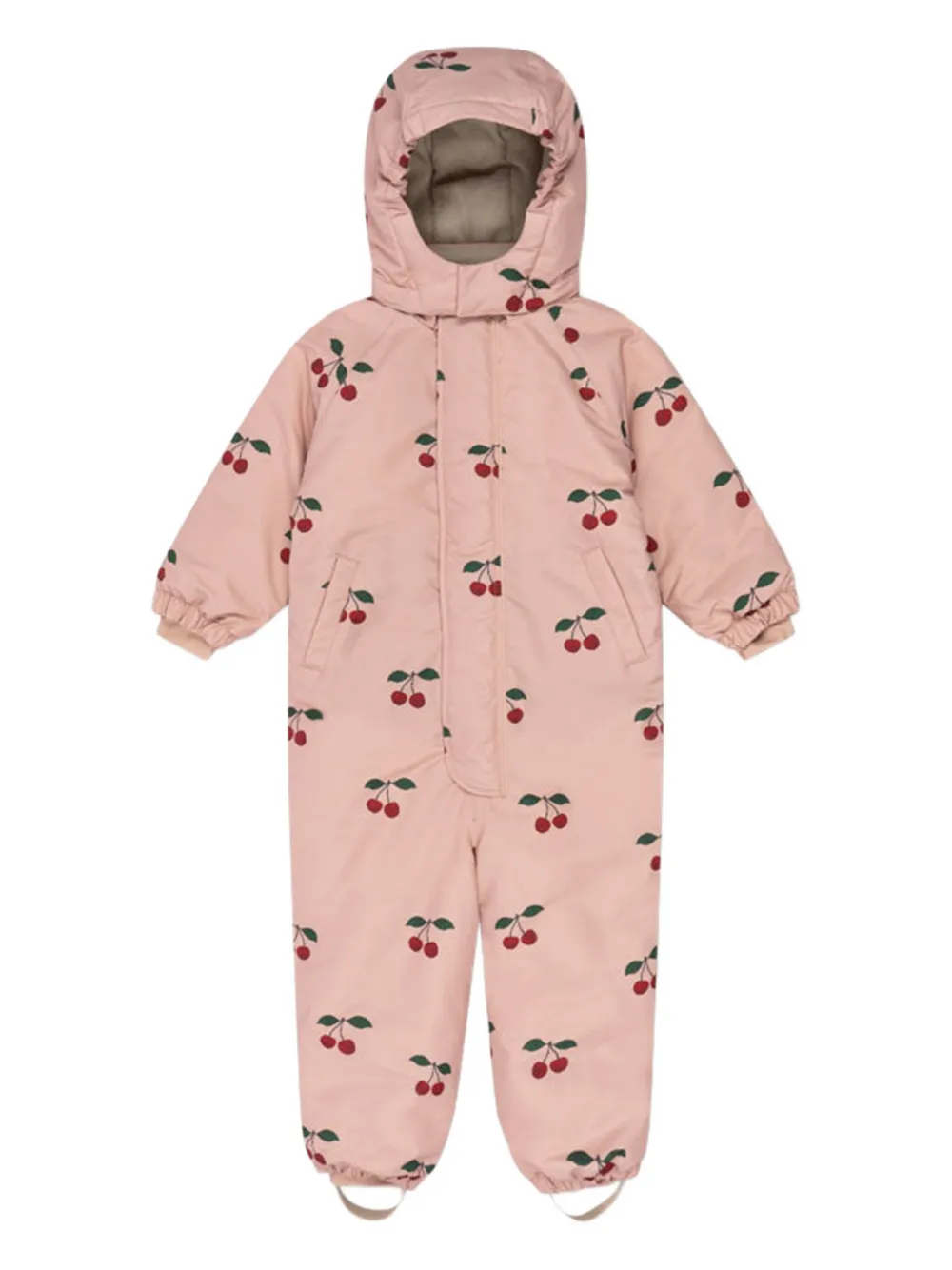 Konges Sløjd Award cherry hooded snowsuit | Pink | Image 1