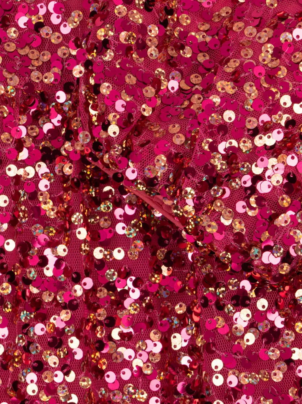 Konges Sløjd Mini-jurk verfraaid met pailletten Roze