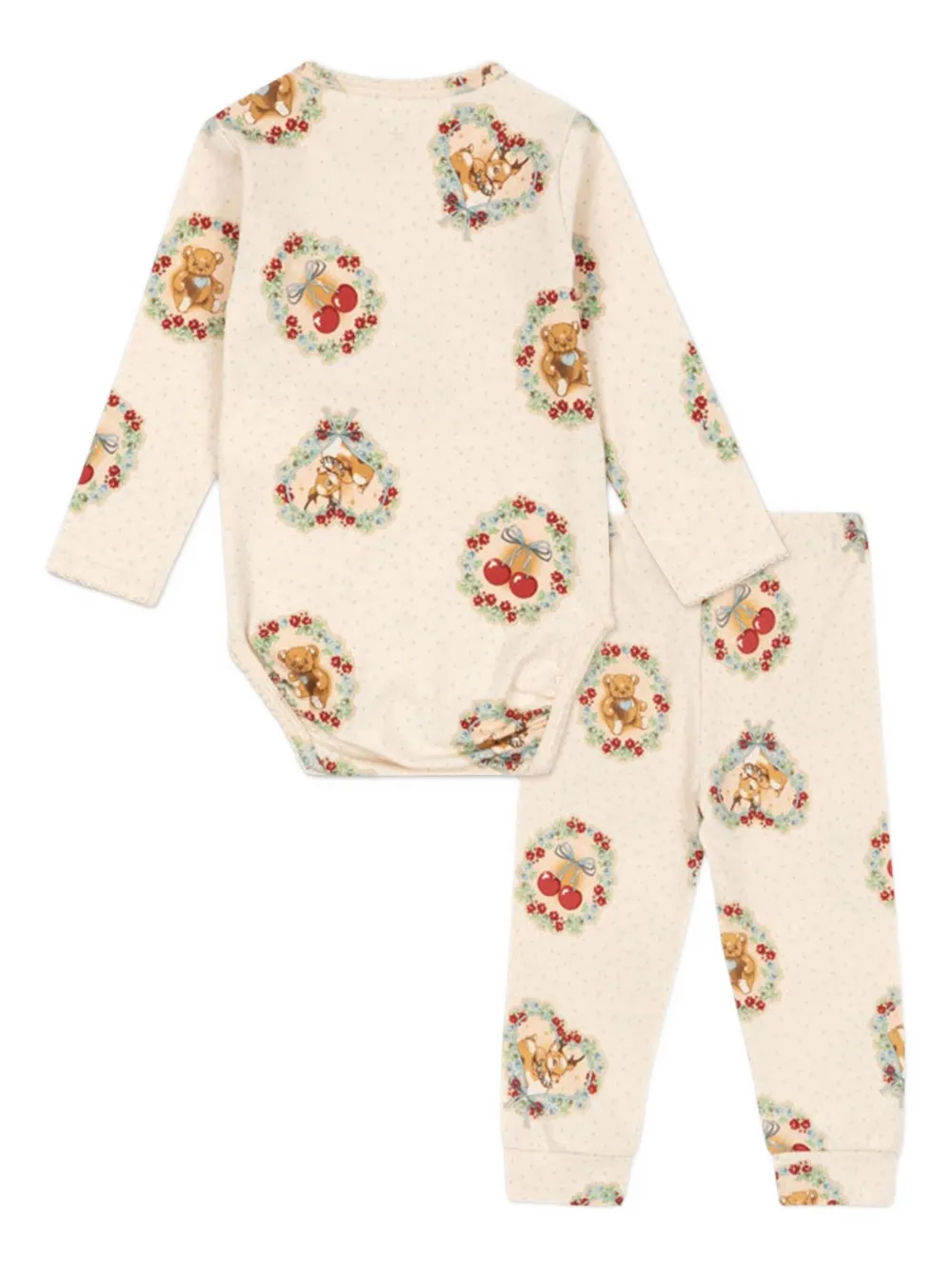 Konges Sløjd basic christmas printed babygrow set | Babygrow Sets | Image 2