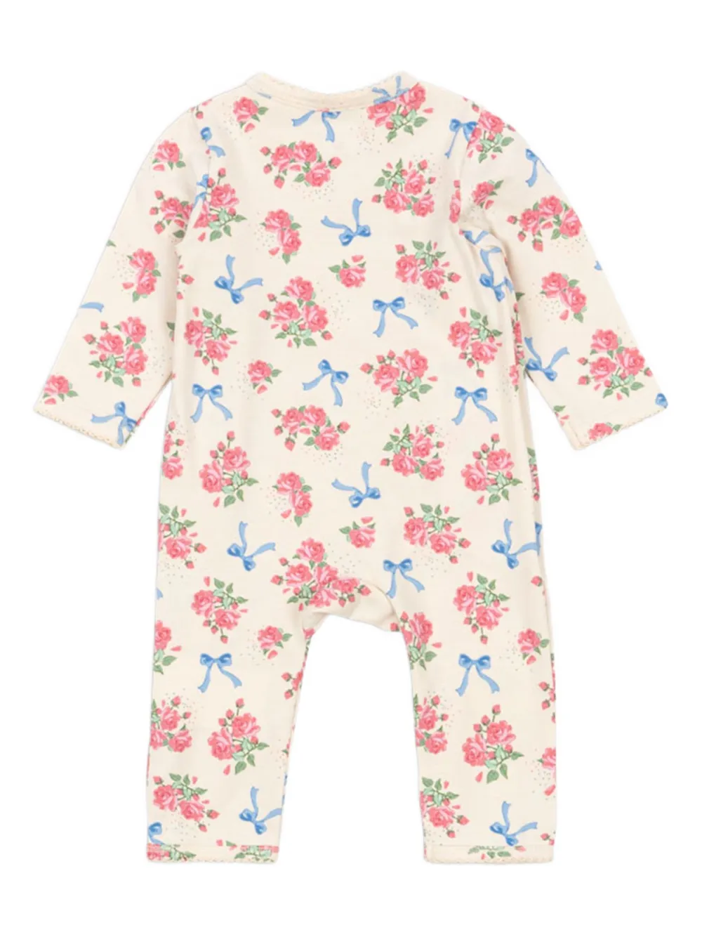 Konges Sløjd Romper met bloemenprint - Beige