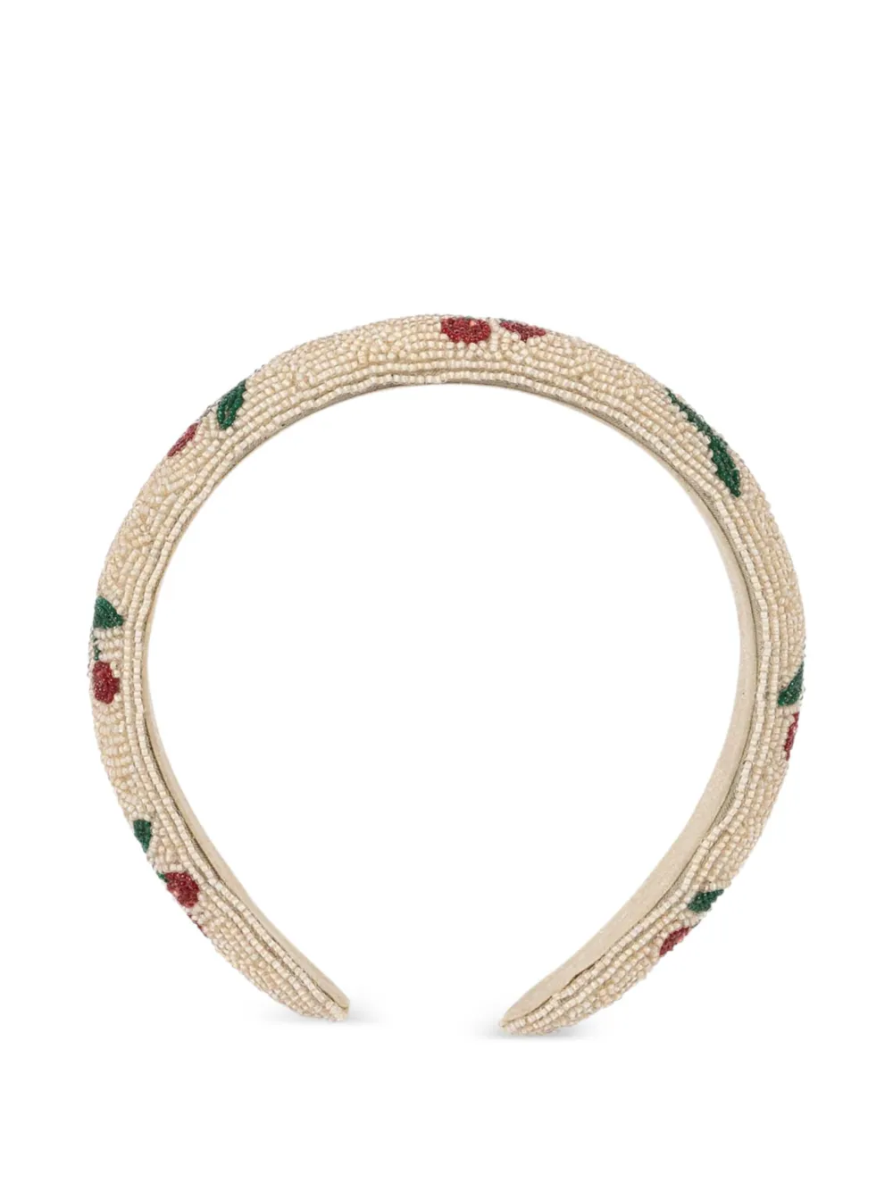 Konges Sløjd Haarspeld met kersen en kralen Beige