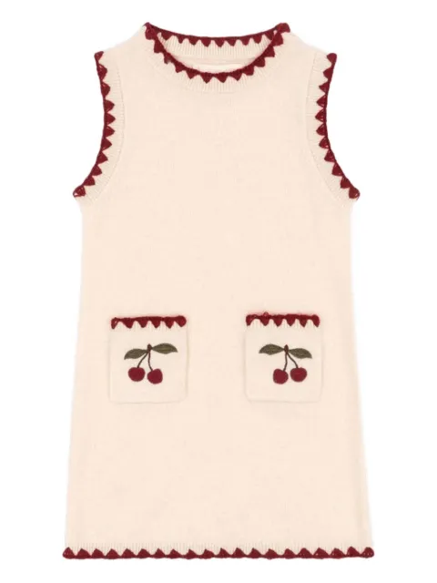 Konges Sløjd cherry pocket trim dress