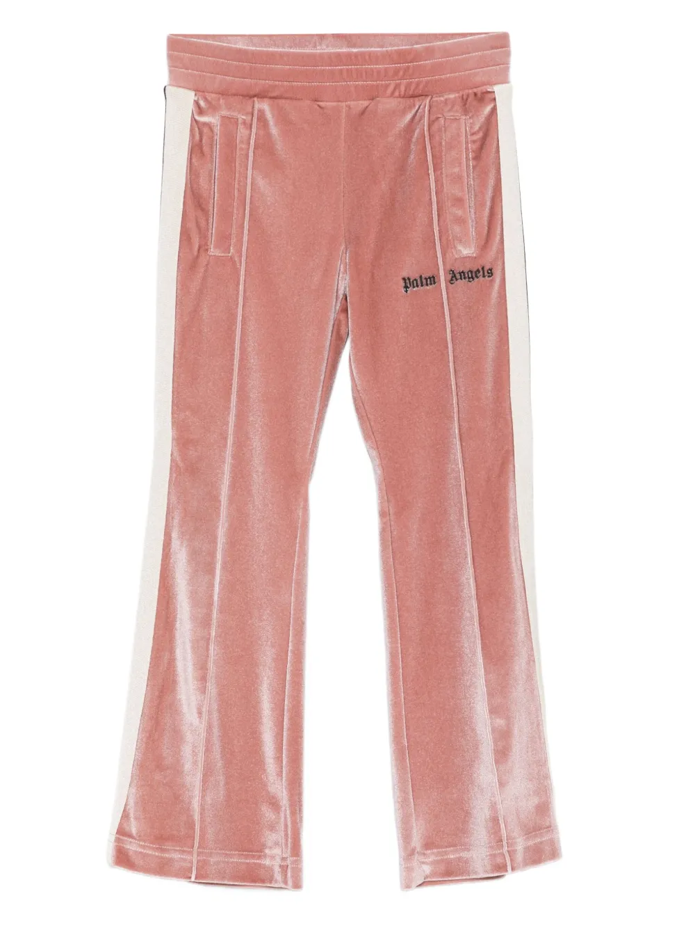 Palm Angels Kids velvet trousers | Pink | Image 1