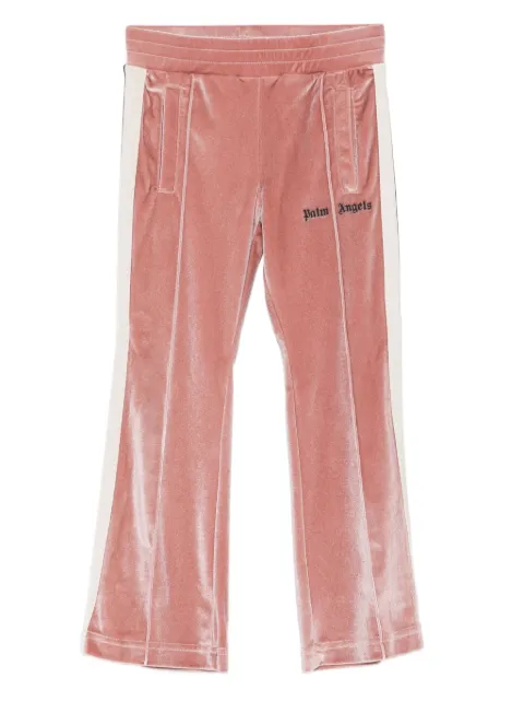 Palm Angels Kids velvet trousers