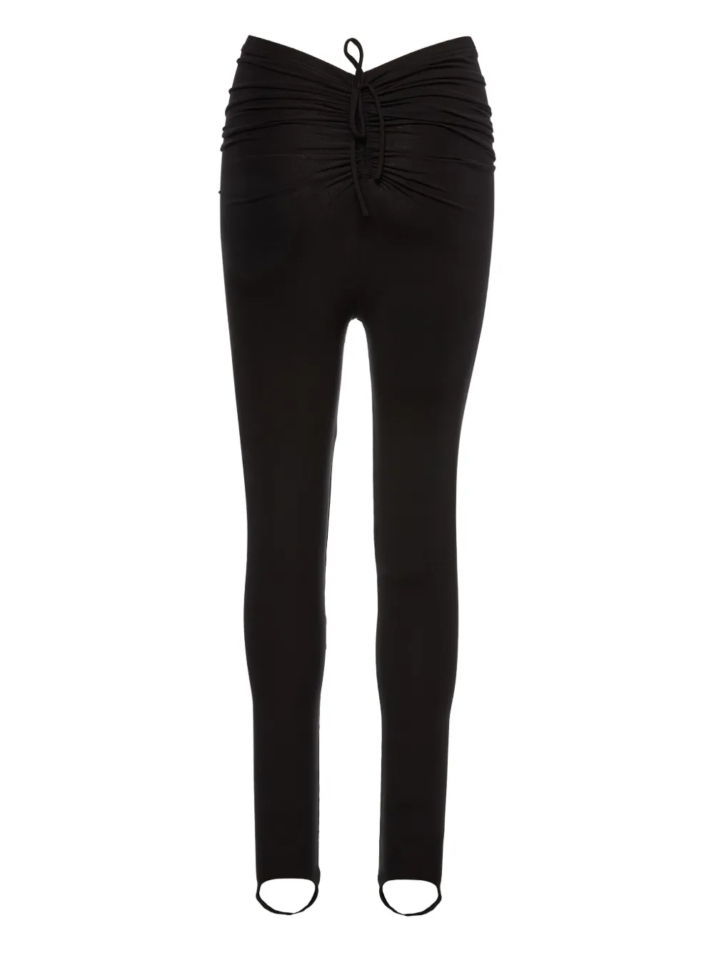 Ana Radu stirrup-cuff leggings - Zwart