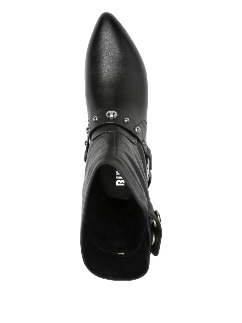 Bibi Lou Leren laarzen met studs Zwart