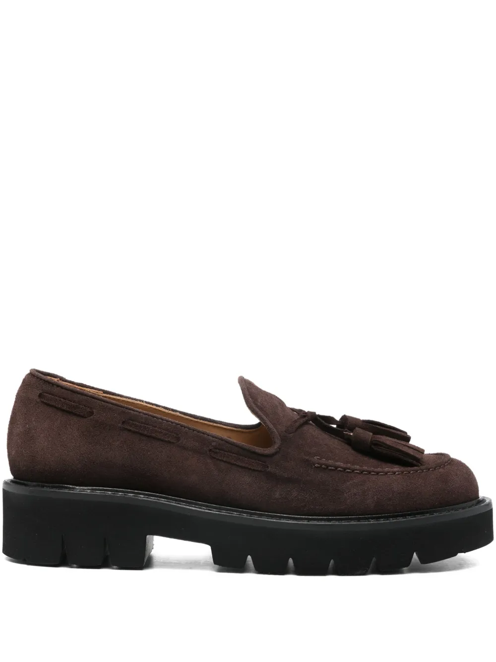 Anna F. tassel leather loafers Bruin