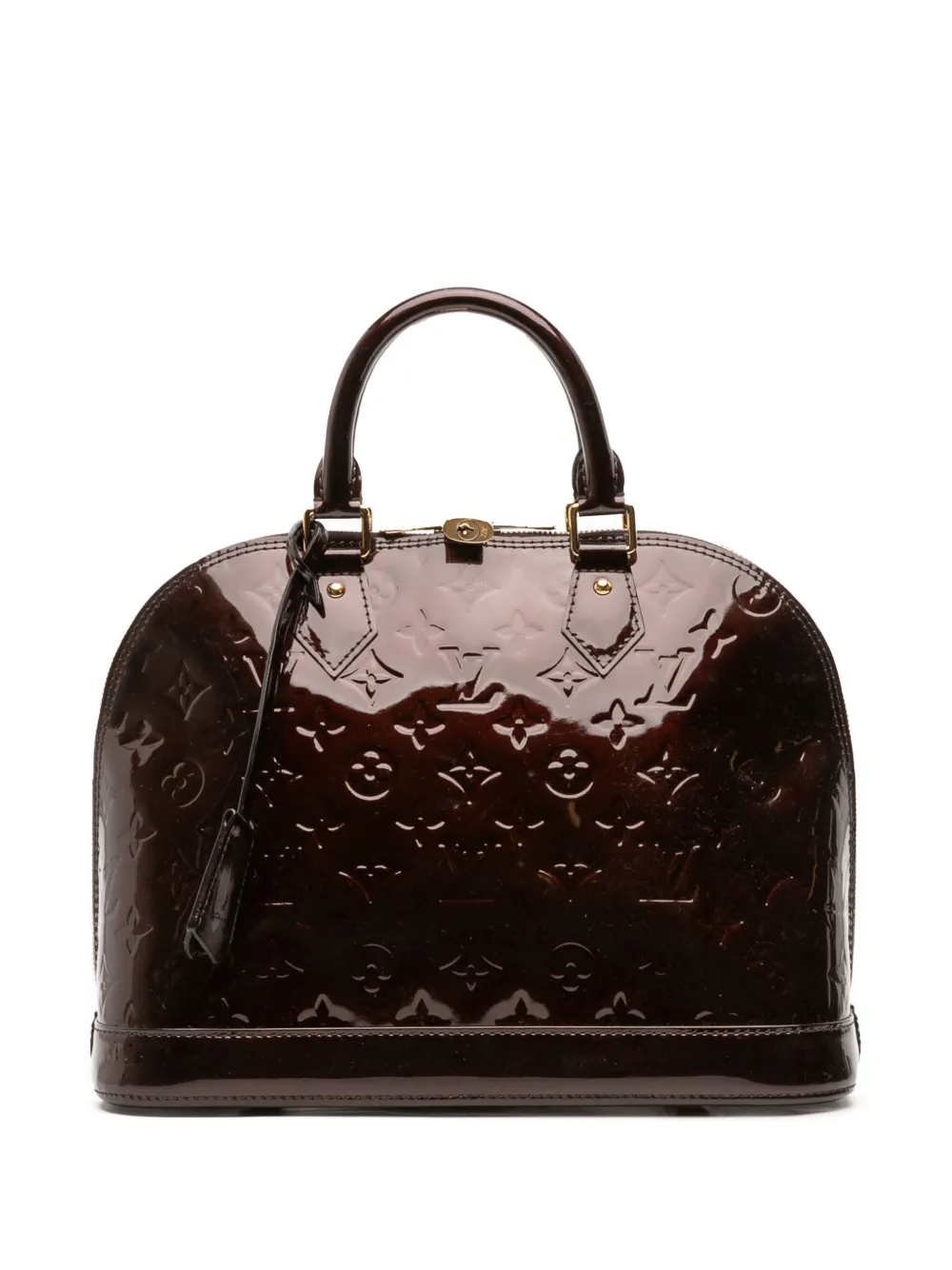 Louis Vuitton Pre-Owned 2012 モノグラム ヴェルニ アルマ PM ハンドバッグ - パープル Louis Vuitton Pre-Owned 2012 モノグラム ヴェルニ アルマ PM ハンドバッグ - パープル