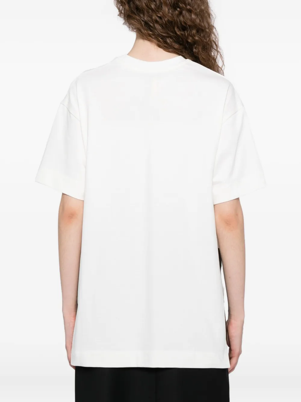LITKOVSKA Asymmetrisch katoenen T-shirt Wit