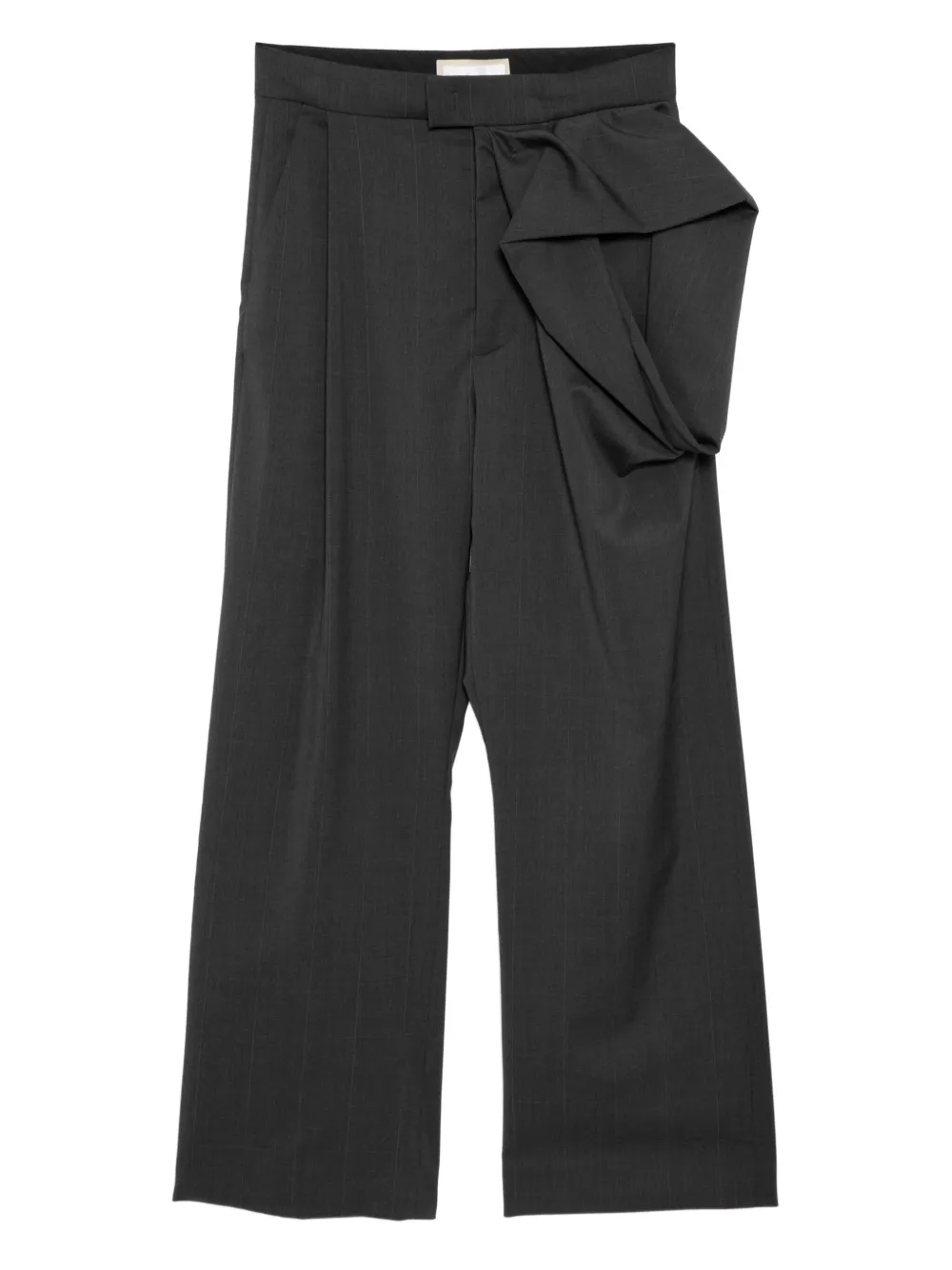 LITKOVSKA floral-detail straight-leg trousers | Grey | Image 1