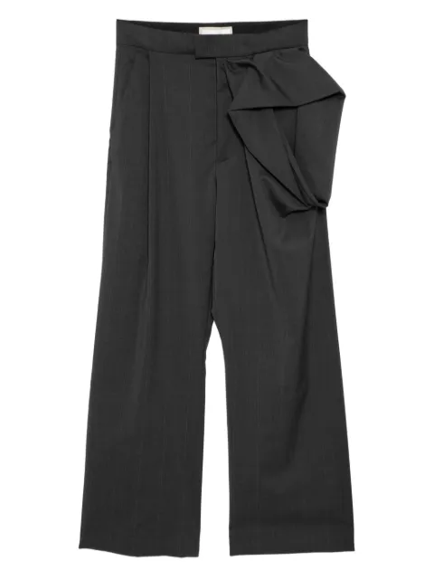 LITKOVSKA floral-detail straight-leg trousers