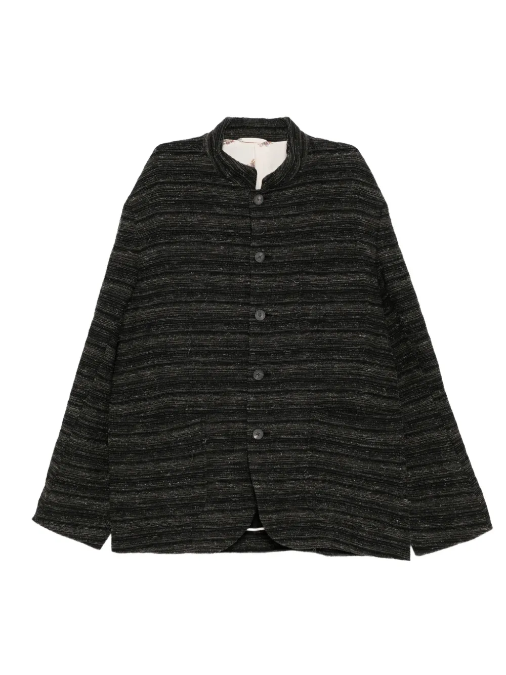 CALMLENCE stand collar jacket | Grey | Image 1