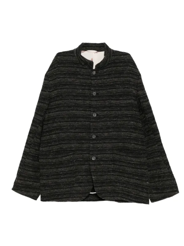 ジャケット・アウター calmlence STAND COLLAR JACKET CALMLENCE Stand Collar Jacket | Grey | FARFETCH ZA