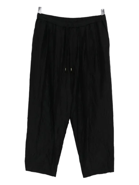 CALMLENCE double pleated tapered trousers