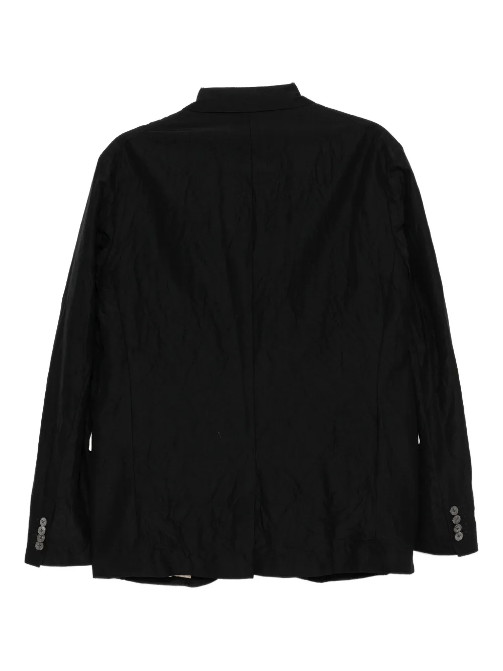 Calmlence Crease-effect Blazer In Black