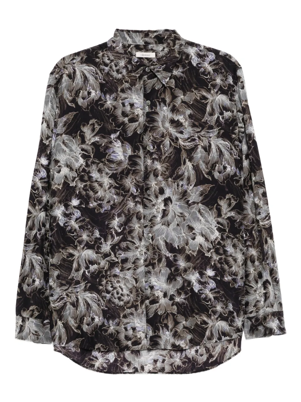 CALMLENCE printed shirt | Black | Image 1