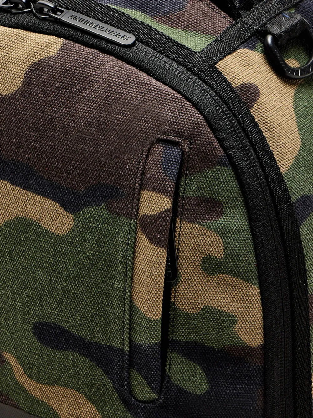 Sprayground Shark Central Camo Backpack In Green