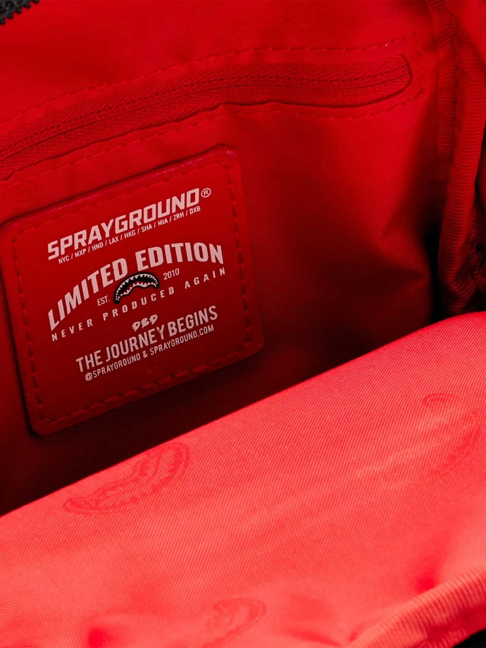 Sprayground Sawtooth Sharks In Paris Backpack In Brown