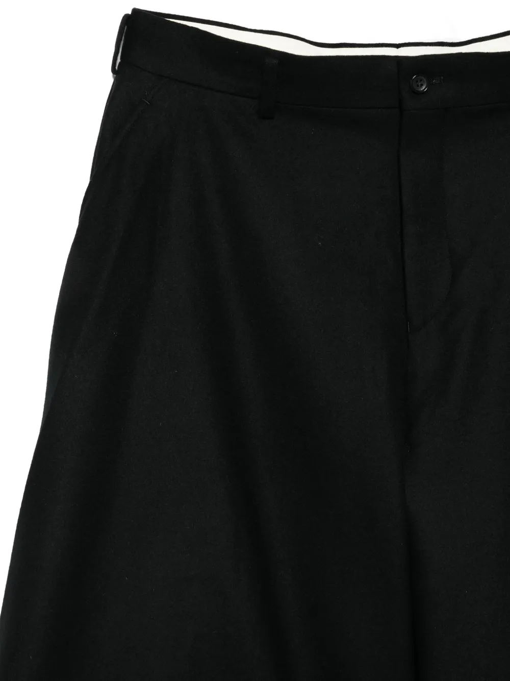 Comme Des Garçons Homme Deux Pleated Shorts In Black