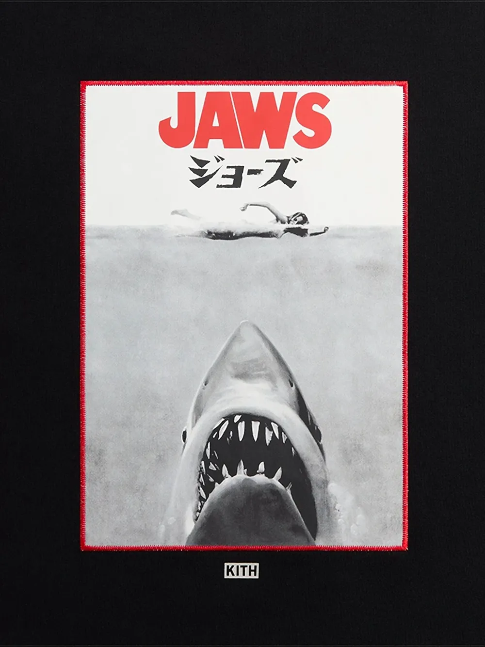 KITH Jaws Japanese Poster sweater - Zwart
