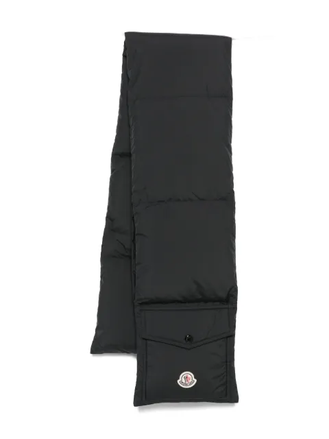 Moncler quilted pocket scarf
